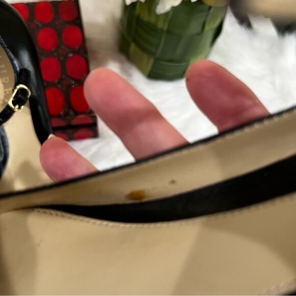 NEW LRL Ralph Lauren Leather Buckle Mary Jane Kitten Heel Almond Toe Pumps 5.5 - Picture 15 of 16